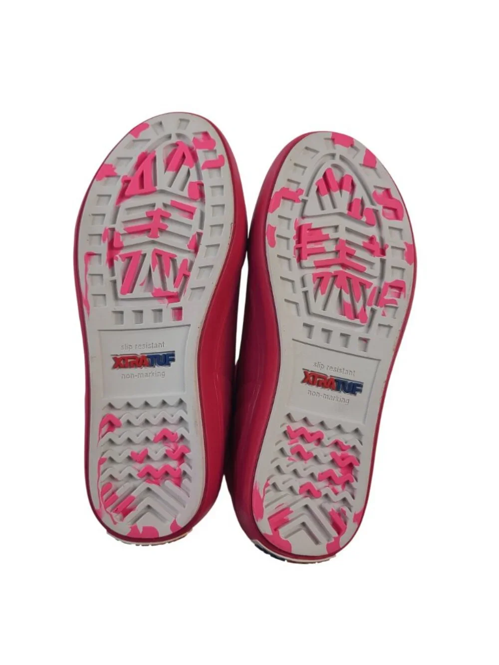 NEW Xtratuf Youth Ankle Deck Boots Pink Waterproof US 1M EU 32